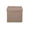 Household Essentials Canvas Storage Boxes with Lids, 2ct.
